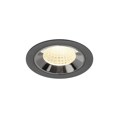 SLV NUMINOS&reg; M, black/chrome recessed ceiling light 3000 K 55&deg; - Slv 1009621 1 h rgb - 20171927