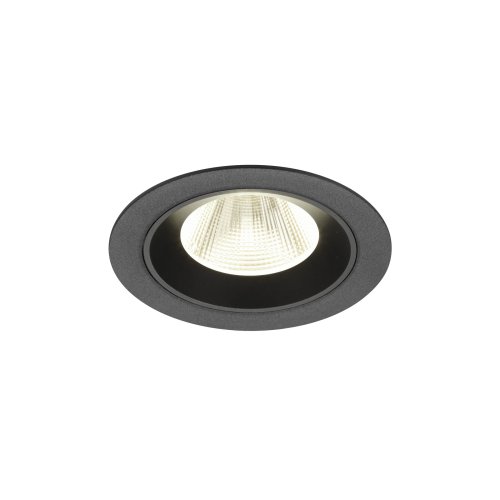 SLV NUMINOS&reg; M, plafondinbouwarmatuur 4000K, 20&deg;, IP20, rond, zwart - Slv 1009631 1 h rgb - 20027789