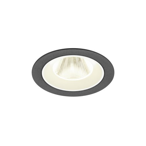 SLV NUMINOS&reg; M, plafondinbouwarmatuur 4000K, 20&deg;, IP20, rond, zwart / wit - Slv 1009632 1 h rgb - 20027790