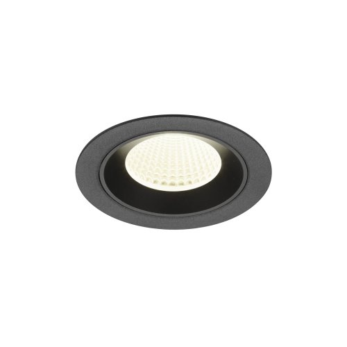 SLV NUMINOS&reg; M, plafondinbouwarmatuur 4000K, 40&deg;, IP20, rond, zwart - Slv 1009634 1 h rgb - 20027791
