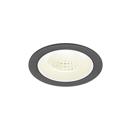SLV NUMINOS&reg; M, plafondinbouwarmatuur 4000K, 55&deg;, IP20, rond, zwart / wit - Slv 1009638 1 h rgb - 20027794