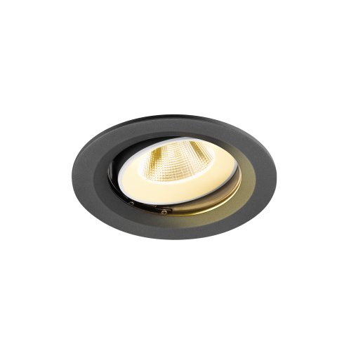 SLV NUMINOS&reg; MOVE M, plafondinbouwarmatuur 3000K, 20&deg;, IP20, rond, zwart / - Slv 1009668 1 h rgb - 20027808