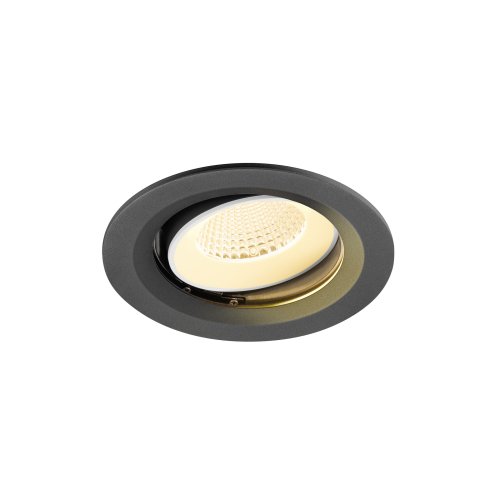 SLV NUMINOS&reg; MOVE M, plafondinbouwarmatuur 3000K, 40&deg;, IP20, rond, zwart / - Slv 1009671 1 h rgb - 20027810