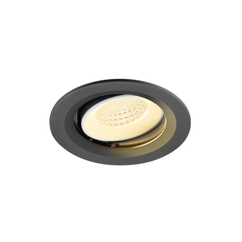 SLV NUMINOS&reg; MOVE M, plafondinbouwarmatuur 3000K, 55&deg;, IP20, rond, zwart / - Slv 1009674 1 h rgb - 20027812