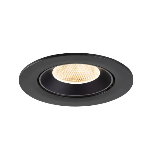 SLV NUMINOS&reg; GIMLE L, plafondinbouwarmatuur 2700K, 20&deg;, IP20, rond, zwart - Slv 1009703 4 rgb - 20027825