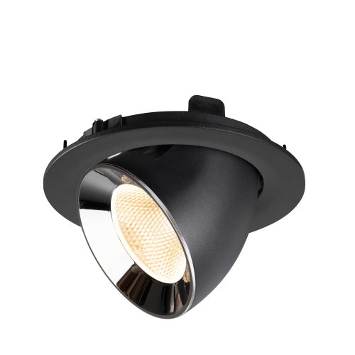 SLV NUMINOS&reg; GIMBLE L, black/chrome recessed ceiling light 2700 K 20&deg; - Slv 1009705 5 rgb - 20171970