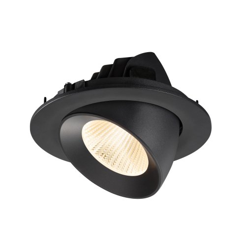 SLV NUMINOS&reg; GIMLE L, plafondinbouwarmatuur 2700K, 40&deg;, IP20, rond, zwart - Slv 1009706 6 rgb - 20027827