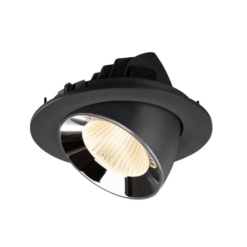 SLV NUMINOS&reg; GIMBLE L, black/chrome recessed ceiling light 2700 K 40&deg; - Slv 1009708 6 rgb - 20171971