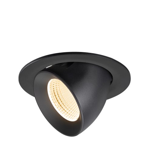 SLV NUMINOS&reg; GIMBLE L, plafondinbouwarmatuur, 2700 K, 55&deg;, IP20, rond, zwa - Slv 1009709 1 h rgb - 20027829