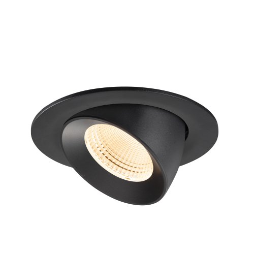 SLV NUMINOS&reg; GIMBLE L, plafondinbouwarmatuur, 2700 K, 55&deg;, IP20, rond, zwa - Slv 1009709 3 rgb - 20027829