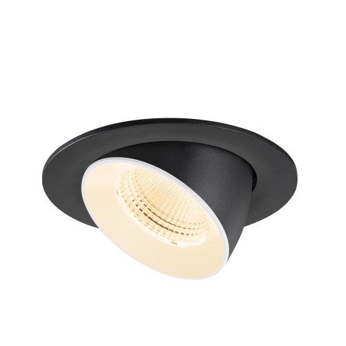 SLV NUMINOS&reg; GIMBLE L, plafondinbouwarmatuur, 2700 K, 55&deg;, IP20, rond zwar - Slv 1009710 3 rgb - 20027830