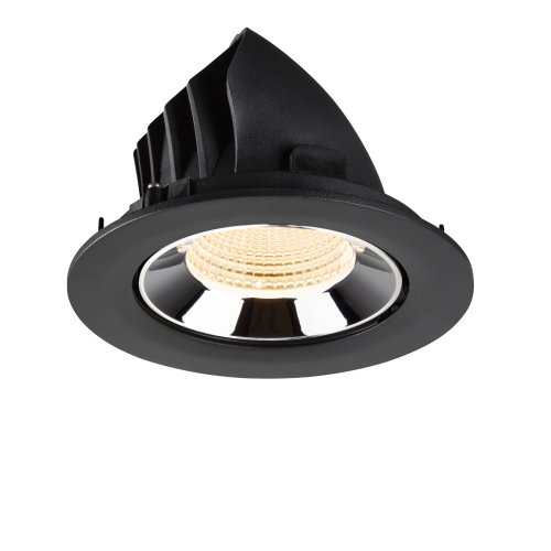 SLV NUMINOS&reg; GIMBLE L, black/chrome recessed ceiling light 2700 K 55&deg; - Slv 1009711 7 rgb - 20171972
