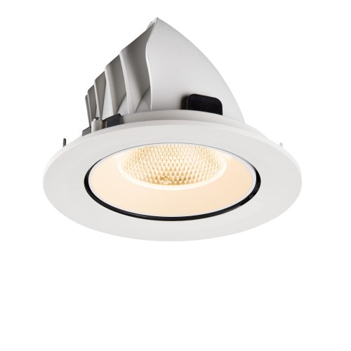 SLV NUMINOS&reg; GIMBLE L, plafondinbouwarmatuur, 2700 K, 20&deg;, IP20, rond, wit - Slv 1009713 7 rgb - 20027831