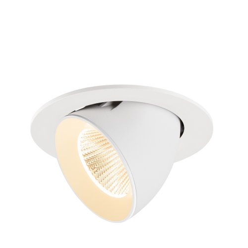 SLV NUMINOS&reg; GIMBLE L, plafondinbouwarmatuur, 2700 K, 40&deg;, IP20, rond, wit - Slv 1009716 1 h rgb - 20027832