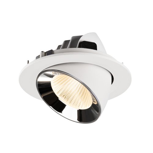 SLV NUMINOS&reg; GIMBLE L, white/chrom recessed ceiling light 2700 K 40&deg; - Slv 1009717 6 rgb - 20171976