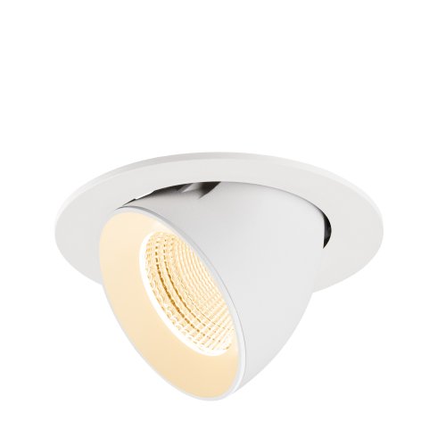 SLV NUMINOS&reg; GIMBLE L, plafondinbouwarmatuur, 2700 K, 55&deg;, IP20, rond, wit - Slv 1009719 1 h rgb - 20027833