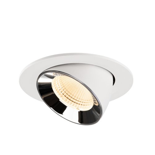 SLV NUMINOS&reg; GIMBLE L, white/chrom recessed ceiling light 2700 K 55&deg; - Slv 1009720 3 rgb - 20171978