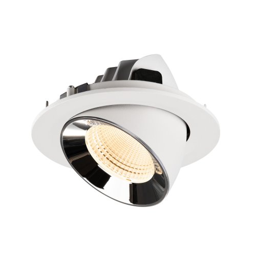 SLV NUMINOS&reg; GIMBLE L, white/chrom recessed ceiling light 2700 K 55&deg; - Slv 1009720 6 rgb - 20171978