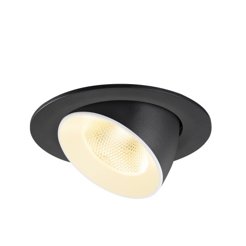 SLV NUMINOS&reg; GIMBLE L, plafondinbouwarmatuur 3000K, 20&deg;, IP20, rond, zwart - Slv 1009722 3 rgb - 20027835
