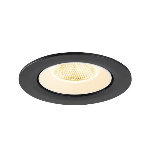 SLV NUMINOS&reg; GIMBLE L, plafondinbouwarmatuur 3000K, 20&deg;, IP20, rond, zwart - Slv 1009722 4 rgb - 20027835