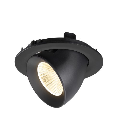 SLV NUMINOS&reg; GIMLE L, plafondinbouwarmatuur 3000K, 40&deg;, IP20, rond, zwart - Slv 1009724 5 rgb - 20027836