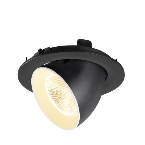 SLV NUMINOS&reg; GIMBLE L, plafondinbouwarmatuur 3000K, 40&deg;, IP20, rond, zwart - Slv 1009725 5 rgb - 20027837