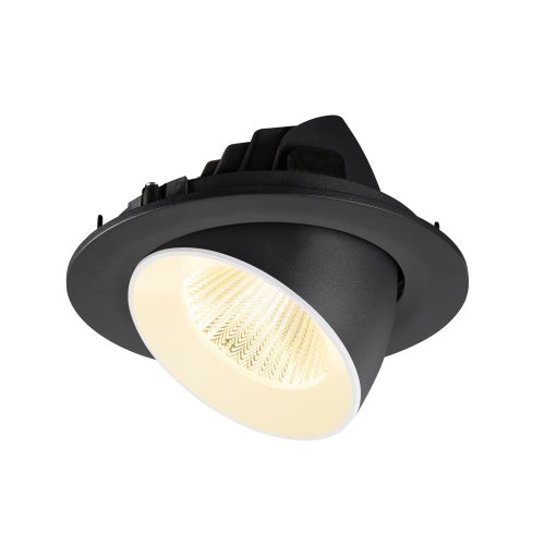 SLV NUMINOS&reg; GIMBLE L, plafondinbouwarmatuur 3000K, 40&deg;, IP20, rond, zwart - Slv 1009725 6 rgb - 20027837