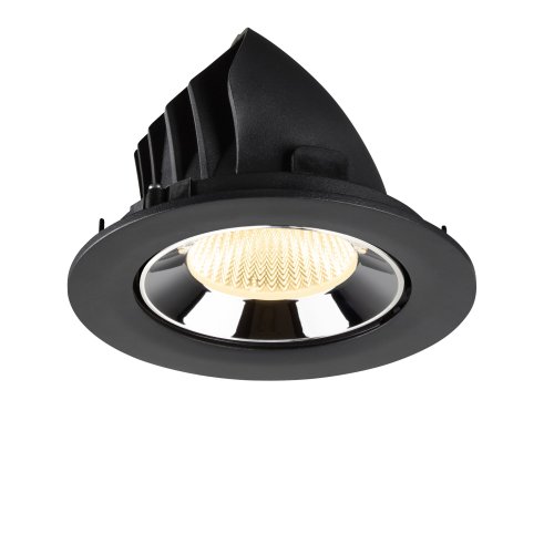 SLV NUMINOS&reg; GIMBLE L, black/chrome recessed ceiling light 3000 K 40&deg; - Slv 1009726 7 rgb - 20171980