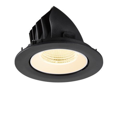SLV NUMINOS&reg; GIMBLE L, plafondinbouwarmatuur, 3000 K, 55&deg;, IP20, rond, zwa - Slv 1009728 7 rgb - 20027839