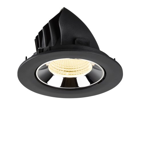 SLV NUMINOS&reg; GIMBLE L, black/chrome recessed ceiling light 3000 K 55&deg; - Slv 1009729 7 rgb - 20171981
