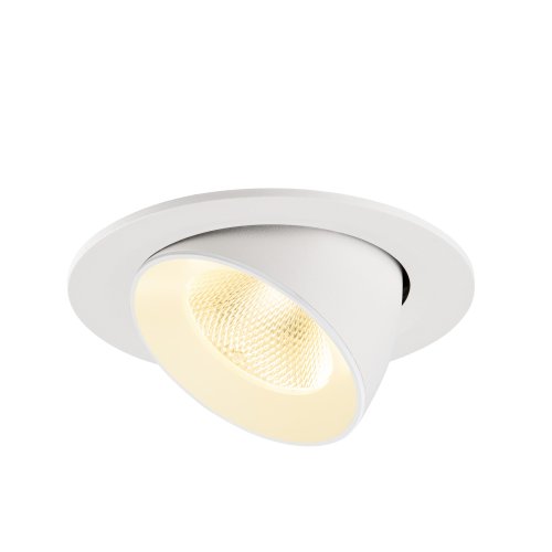SLV NUMINOS&reg; GIMBLE L, plafondinbouwarmatuur, 3000 K, 20&deg;, IP20, rond, wit - Slv 1009731 3 rgb - 20027840