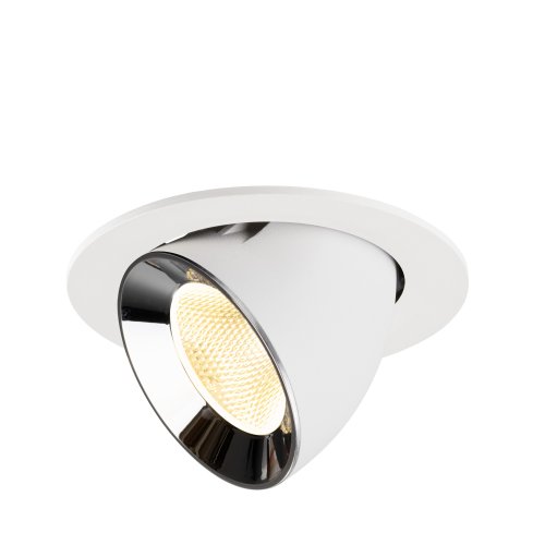 SLV NUMINOS&reg; GIMBLE L, white/chrom recessed ceiling light 3000 K 20&deg; - Slv 1009732 1 h rgb - 20171983