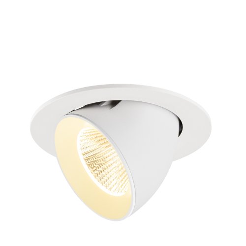 SLV NUMINOS&reg; GIMBLE L, plafondinbouwarmatuur, 3000 K, 40&deg;, IP20, rond, wit - Slv 1009734 1 h rgb - 20027841