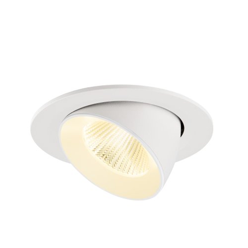 SLV NUMINOS&reg; GIMBLE L, plafondinbouwarmatuur, 3000 K, 40&deg;, IP20, rond, wit - Slv 1009734 3 rgb - 20027841