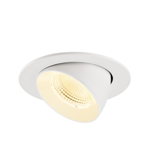 SLV NUMINOS&reg; GIMBLE L, plafondinbouwarmatuur, 3000 K, 55&deg;, IP20, rond, wit - Slv 1009737 3 rgb - 20027842