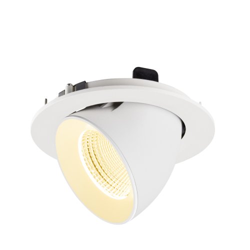 SLV NUMINOS&reg; GIMBLE L, plafondinbouwarmatuur, 3000 K, 55&deg;, IP20, rond, wit - Slv 1009737 5 rgb - 20027842