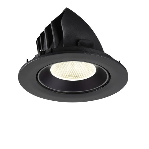 SLV NUMINOS&reg; GIMLE L, plafondinbouwarmatuur 4000K, 20&deg;, IP20, rond, zwart - Slv 1009739 7 rgb - 20027843