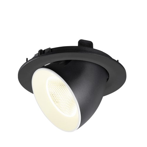 SLV NUMINOS&reg; GIMBLE L, plafondinbouwarmatuur 4000K, 20&deg;, IP20, rond, zwart - Slv 1009740 5 rgb - 20027844