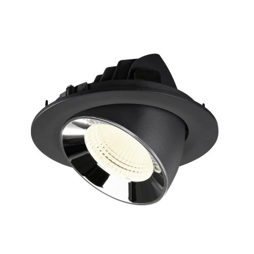 SLV NUMINOS&reg; GIMBLE L, black/chrome recessed ceiling light 4000 K 55&deg; - Slv 1009747 6 rgb - 20171990