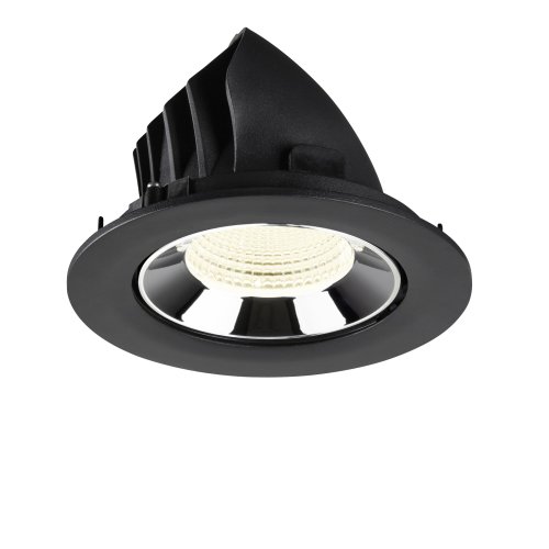 SLV NUMINOS&reg; GIMBLE L, black/chrome recessed ceiling light 4000 K 55&deg; - Slv 1009747 7 rgb - 20171990