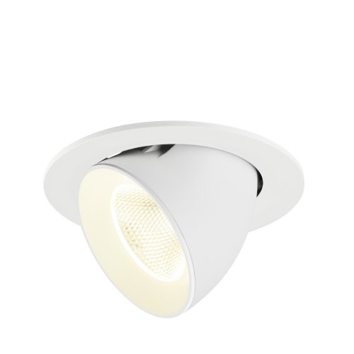 SLV NUMINOS&reg; GIMBLE L, plafondinbouwarmatuur, 4000 K, 20&deg;, IP20, rond, wit - Slv 1009749 1 h rgb - 20027849