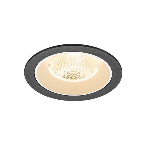 SLV NUMINOS&reg; L, plafondinbouwarmatuur, 2700 K, 40&deg;, IP20, rond zwart / wit - Slv 1009760 1 h rgb - 20027854