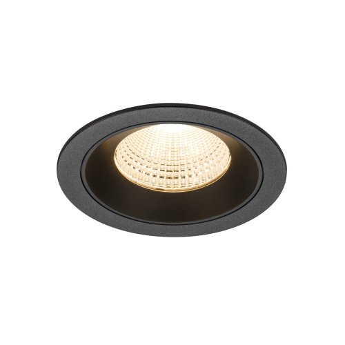 SLV NUMINOS&reg; L, plafondinbouwarmatuur 2700K, 55&deg;, IP20, rond, zwart - Slv 1009762 1 h rgb - 20027855