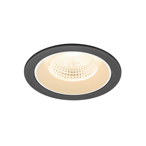 SLV NUMINOS&reg; L, plafondinbouwarmatuur 2700K, 55&deg;, IP20, rond, zwart / wit - Slv 1009763 1 h rgb - 20027856