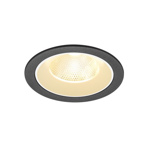 SLV NUMINOS&reg; L, plafondinbouwarmatuur 3000K, 20&deg;, IP20, rond, zwart / wit - Slv 1009775 1 h rgb - 20027861