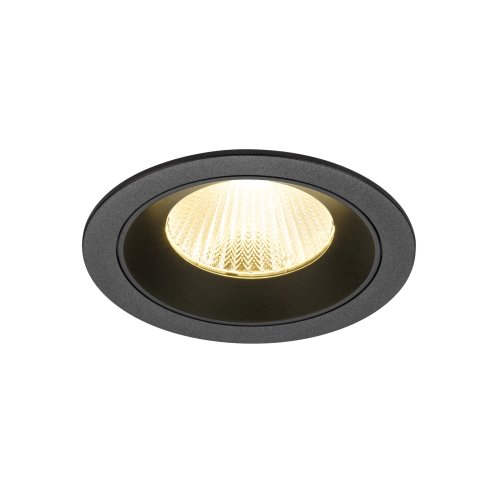 SLV NUMINOS&reg; L, plafondinbouwarmatuur 3000K, 40&deg;, IP20, rond, zwart - Slv 1009777 1 h rgb - 20027862