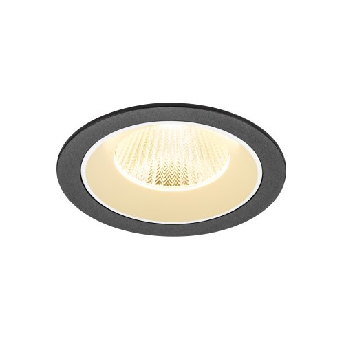 SLV NUMINOS&reg; L, plafondinbouwarmatuur 3000K, 40&deg;, IP20, rond, zwart / wit - Slv 1009778 1 h rgb - 20027863