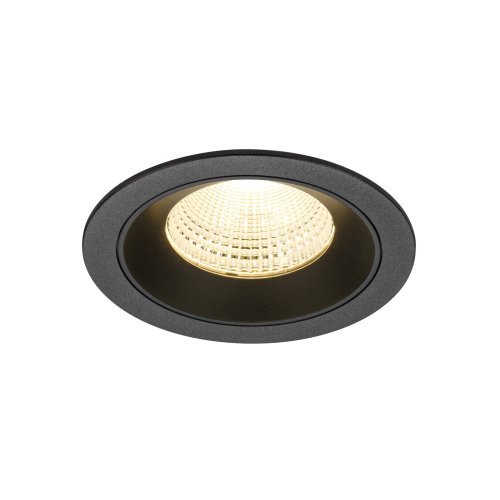 SLV NUMINOS&reg; L, plafondinbouwarmatuur 3000K, 55&deg;, IP20, rond, zwart - Slv 1009780 1 h rgb - 20027864