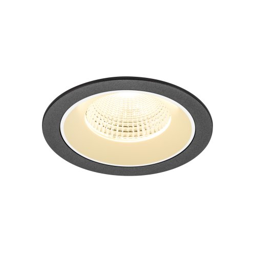 SLV NUMINOS&reg; L, plafondinbouwarmatuur 3000K, 55&deg;, IP20, rond, zwart / wit - Slv 1009781 1 h rgb - 20027865