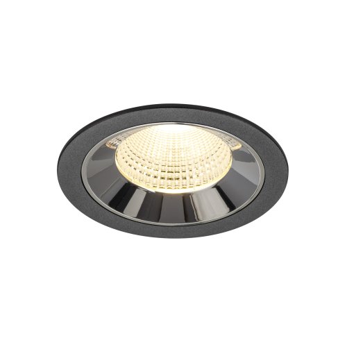 SLV NUMINOS&reg; L, black/chrome recessed ceiling light 3000 K 55&deg; - Slv 1009782 1 h rgb - 20172008